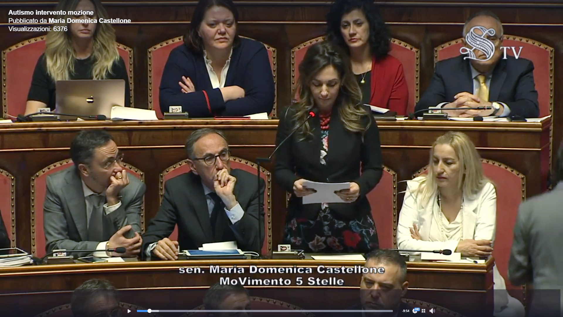 Autismo: mozione al Senato, On. Maria Domenica Castellone (M5S)
